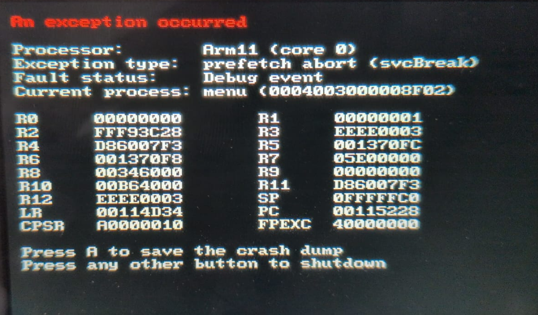 Crash Dump