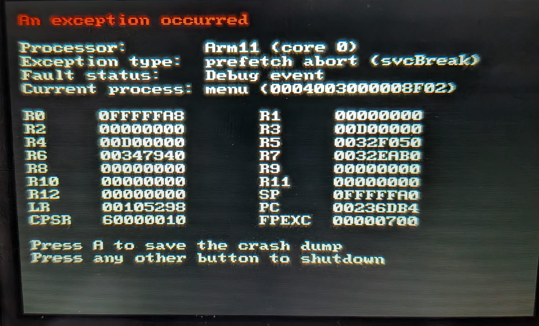 Crash Dump